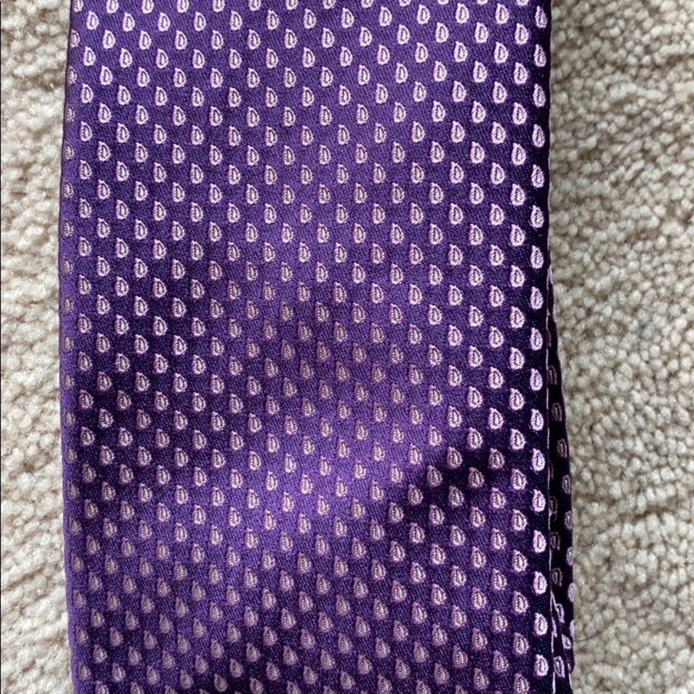 NWT Eton purple tie .